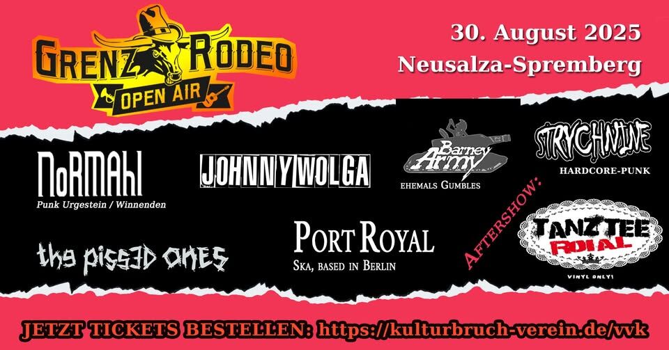 Titelbild Grenz Rodeo Open Air 2025 in Neusalza-Spremberg - Sonnabend