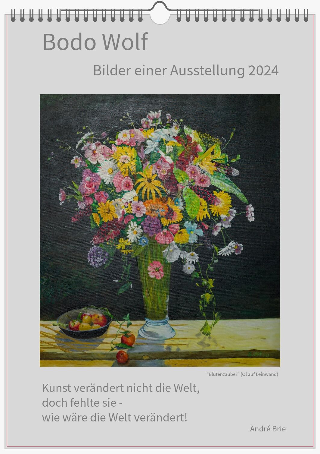 Titelbild Kalender für 2024 - Bilder einer Ausstellung - jetzt erhältlich