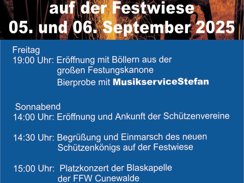 Schützenfest in Friedersdorf