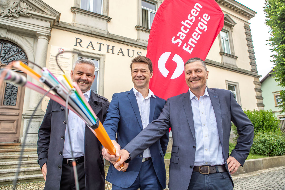 Titelbild SachsenEnergie baut schnelles Internet weiter aus
